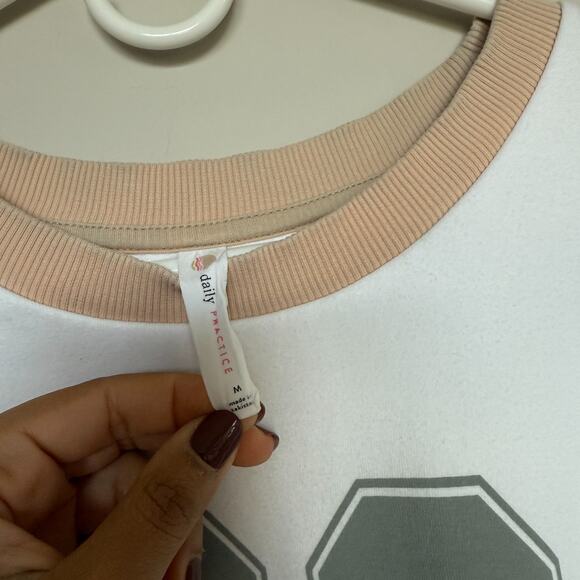 Anthropologie Daily Practice Sporty Tee Dress Medium Mini Philadelphia Lounge - Picture 5 of 9